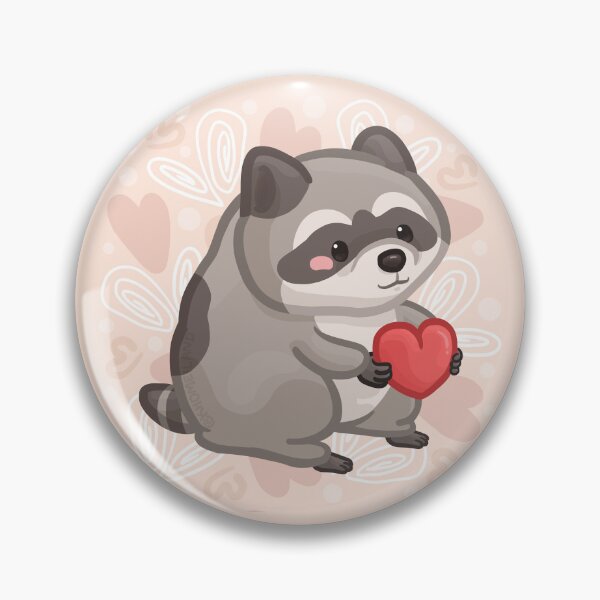 Item preview, Jimothy Raccoon Holding Heart designed and sold by Khotekmei.