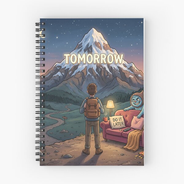 Item preview, Mountain of Tomorrow Do It Later Procrastination designed and sold by Michaelragheb.