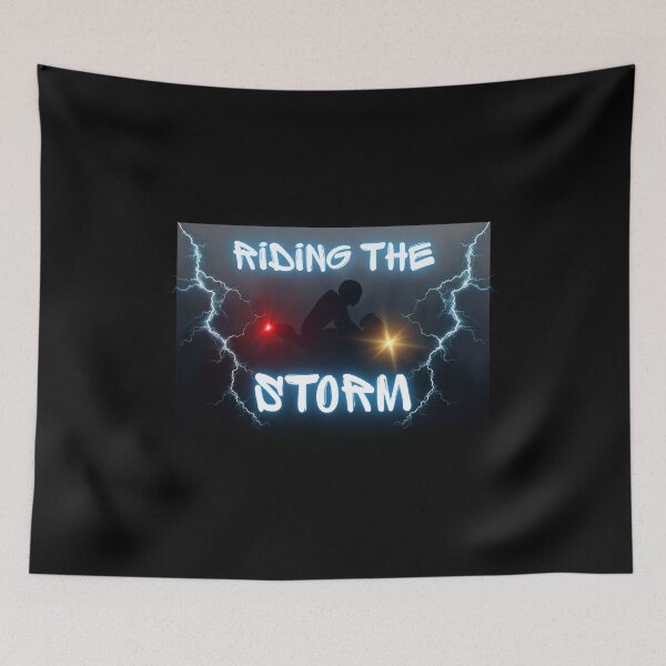 Item preview, Riding The Storm - Motorcycle Lightning Biker Speed Quote designed and sold by Frafri92.