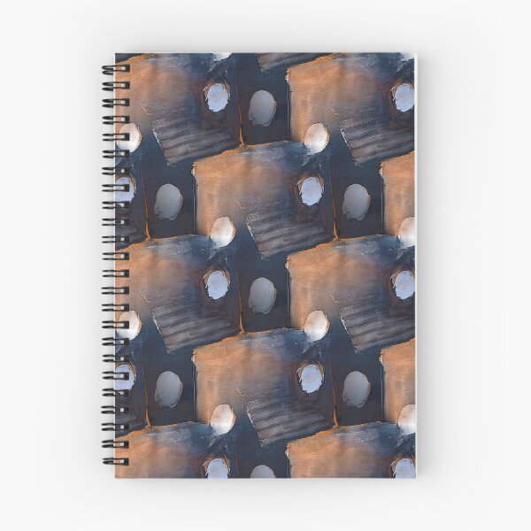 Item preview, Square and Dot Abstract in Orange and Blue designed and sold by Artistestella.