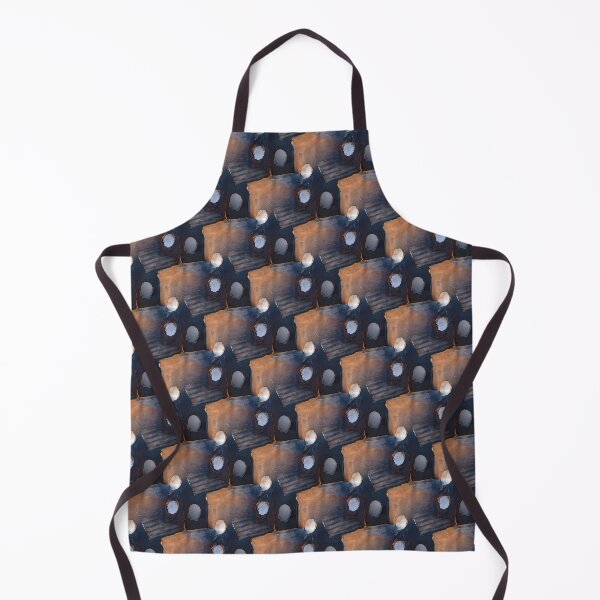 Item preview, Square and Dot Abstract in Orange and Blue designed and sold by Artistestella.