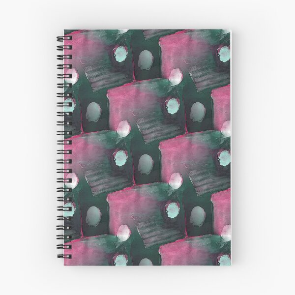Item preview, Square and Dot Abstract in Pink and Green designed and sold by Artistestella.
