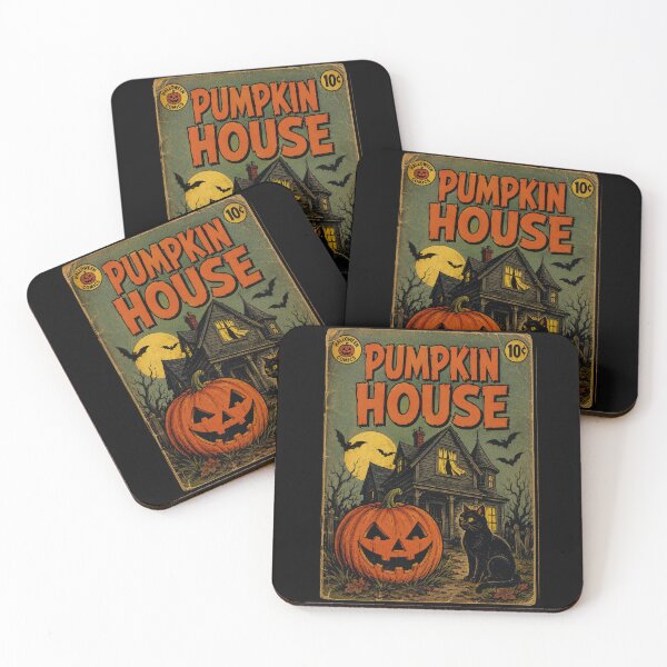 Item preview, Retro Halloween Comic Book Cover Art: Pumpkin House Mystery designed and sold by bapupa.