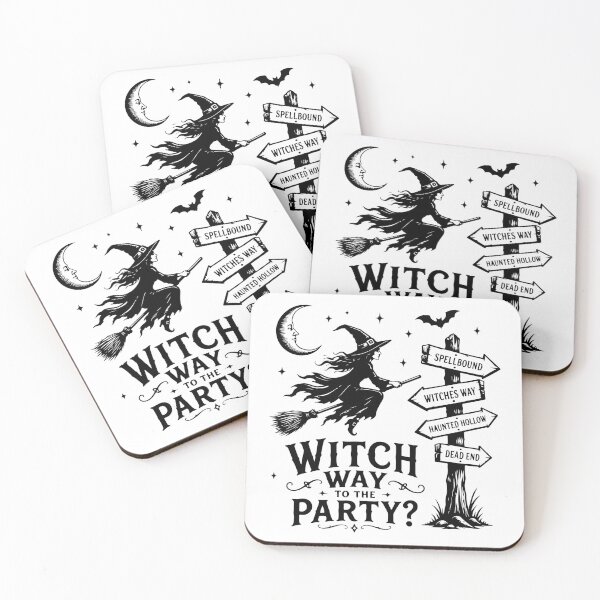 Item preview, Witch Way to the Party Halloween Design designed and sold by Sed94.