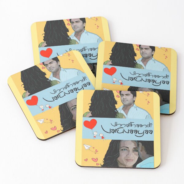 Item preview, Vinnaithaandi Varuvaayaa VTV Love Story – Tamil Cinema Romantic Fan Art designed and sold by lexxclothing.