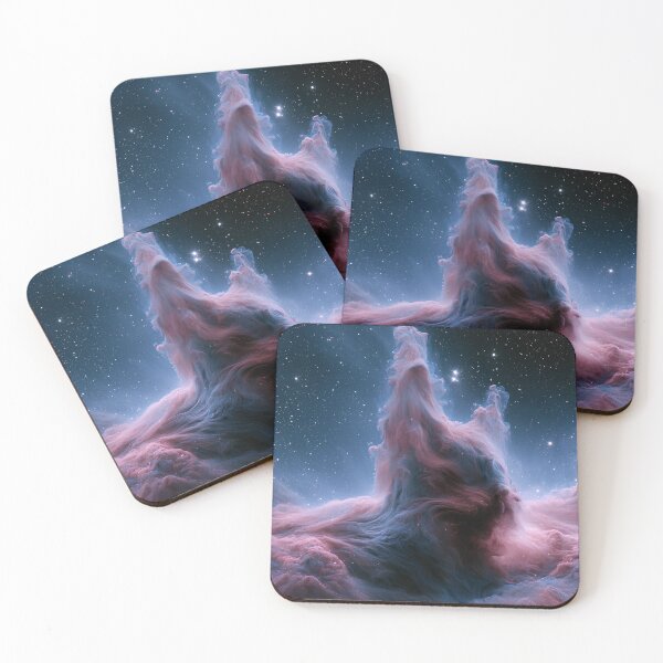 Item preview, Cosmic Cat Nebula Space Cloud designed and sold by theartmess.