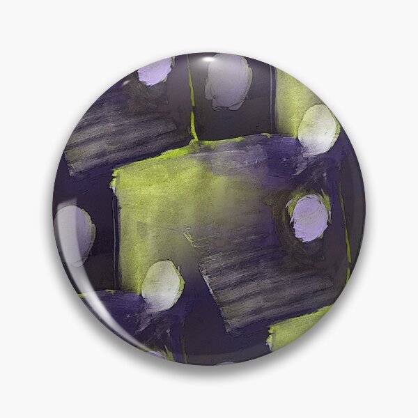 Item preview, Square and Dot Abstract in Yellow and Purple designed and sold by Artistestella.