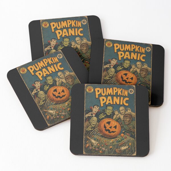 Item preview, Halloween Comic Book Cover Art: Pumpkin Carving Disaster designed and sold by bapupa.