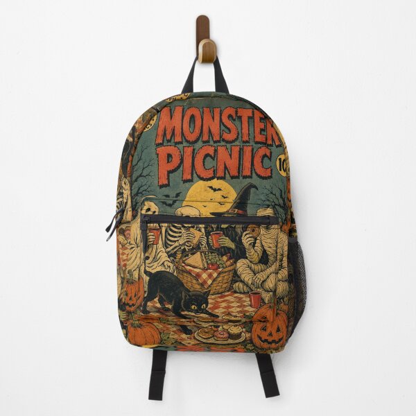 Item preview, Halloween Comic Book Cover Art: Spooky Season Monster Picnic designed and sold by bapupa.