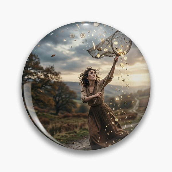 Item preview, Catching Fleeting Moments Butterfly Net Autumn Landscape designed and sold by Michaelragheb.
