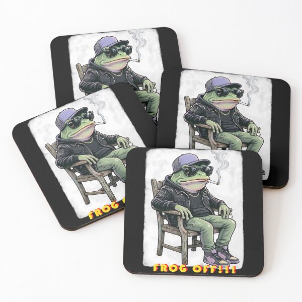 Item preview, Badass Streetwear Frog Off Dark Noir Edition designed and sold by Edwere.