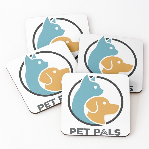 Item preview, Pet Pals – Cute Dog and Cat Logo Design designed and sold by Nela-&-Lena.