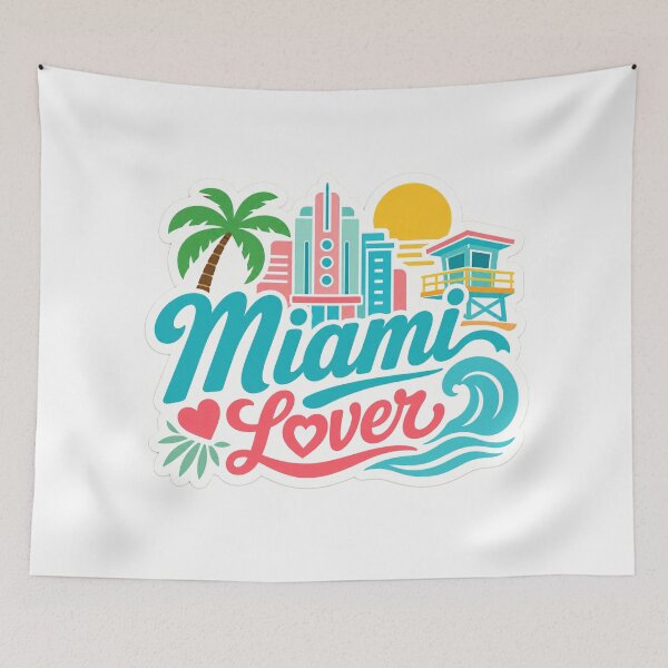 Item preview, Miami Lover Florida Beach Souvenir designed and sold by Beyond Destinations.