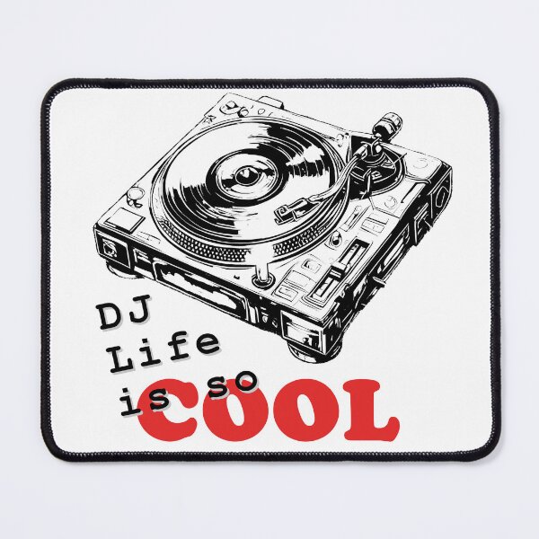 Item preview, DJ Life Is So Cool Retro Vinyl Turntable designed and sold by Edwere.