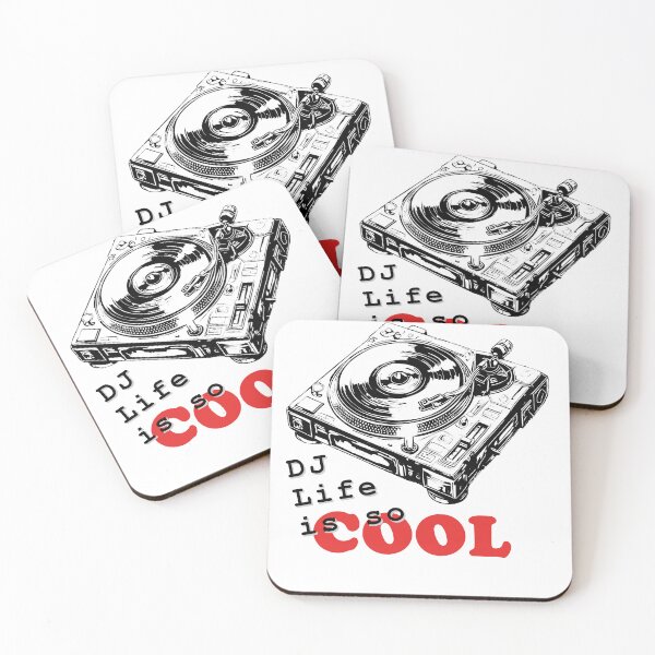 Item preview, DJ Life Is So Cool Retro Vinyl Turntable designed and sold by Edwere.