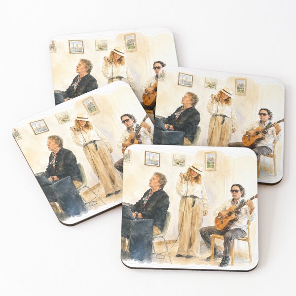Item preview, Radio Bossa Band Bossa Nova Digital Watercolor designed and sold by SlavaArt.