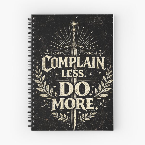 Item preview, Complain Less, Do More – Sword & Warrior Motivation designed and sold by Karszul.