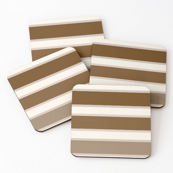 Item preview, Brown and Beige Stripes designed and sold by JaygiesDesign.