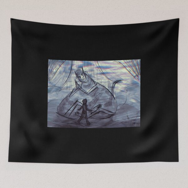 Item preview, Surreal Encounter with a Mythical Beast designed and sold by Fibi-studio.