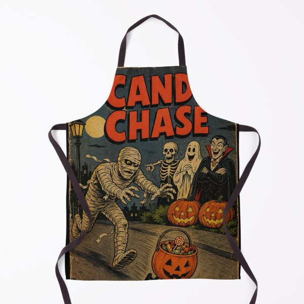 Item preview, Halloween Comic Book Cover Art: Trick-or-Treat Candy Chase designed and sold by bapupa.
