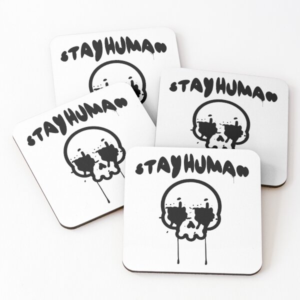 Item preview, Stay Human Skull Bold Design designed and sold by HYPNK.