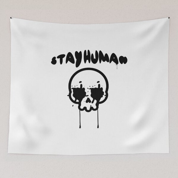 Item preview, Stay Human Skull Bold Design designed and sold by HYPNK.