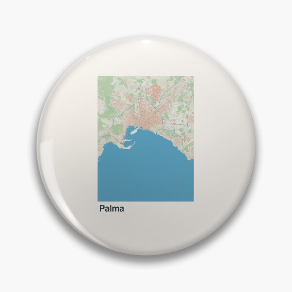 Item preview, Palma Minimalistic Map Art designed and sold by MapsNerd.