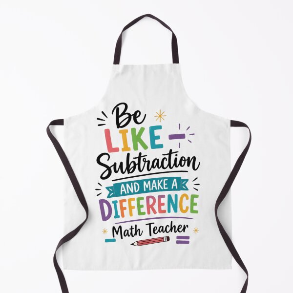 Item preview, Be Like Subtraction and Make A Difference Math Teacher 6 designed and sold by Positive&FunnyThings.
