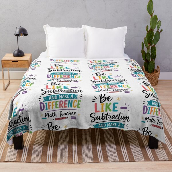 Item preview, Be Like Subtraction and Make A Difference Math Teacher 6 designed and sold by Positive&FunnyThings.