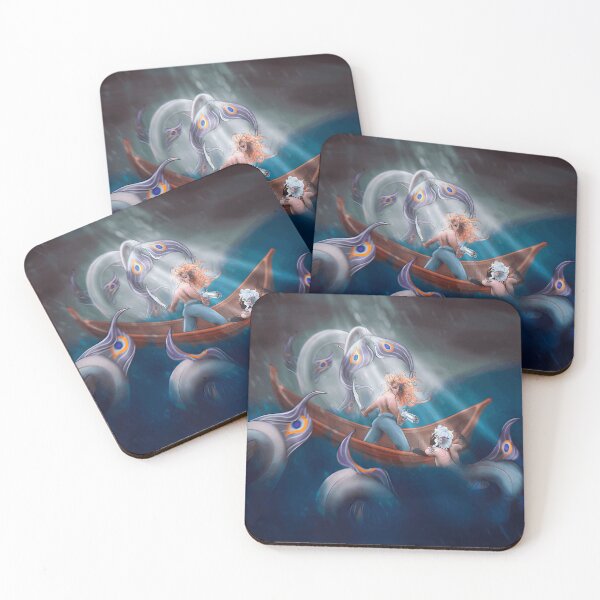 Item preview, Epic Sea Adventure with Mythical Creatures designed and sold by Fibi-studio.