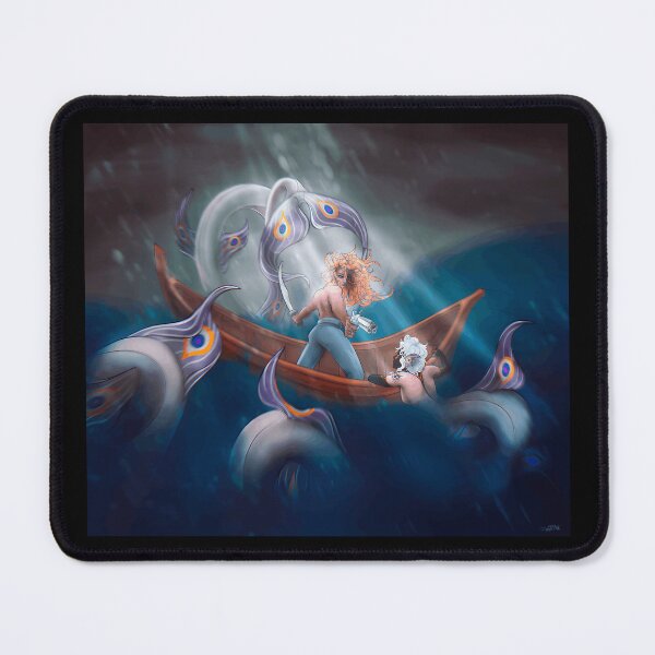Item preview, Epic Sea Adventure with Mythical Creatures designed and sold by Fibi-studio.