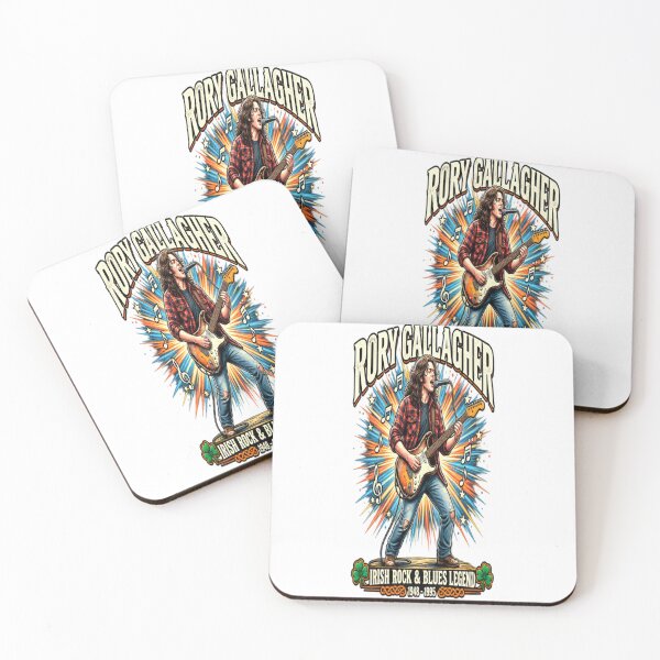 Item preview, Rory Gallagher Irish Rock  Blues Legend Guitarist Vintage Design designed and sold by CatLovers Studio.