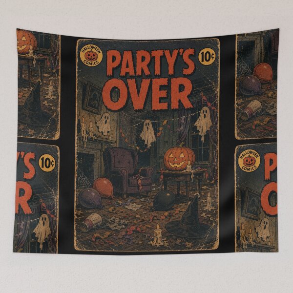 Item preview, Vintage Halloween Comic Book Cover Art: Party Memories designed and sold by bapupa.
