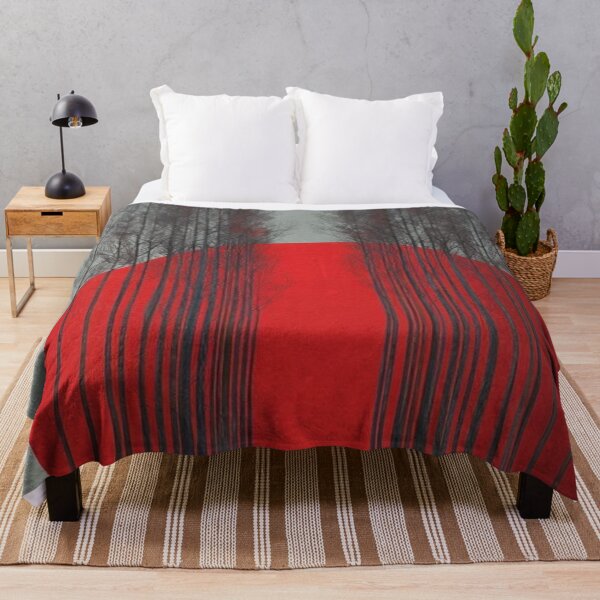 Item preview, Japanese Red Sun Alley — Minimalist Forest & Silhouette Graphic Art designed and sold by LYAN-STORE.