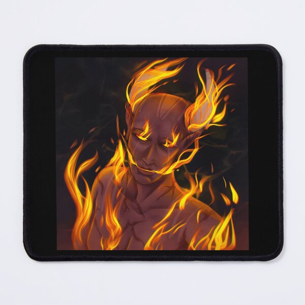 Item preview, Fiery Demon Portrait Art designed and sold by Fibi-studio.