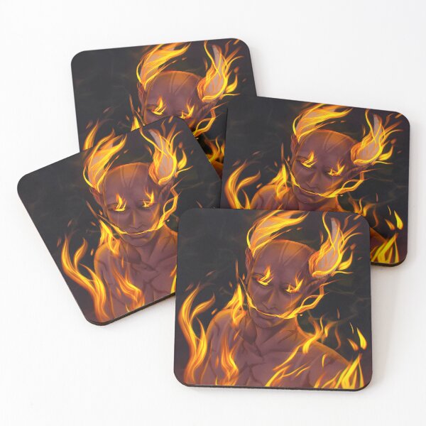 Item preview, Fiery Demon Portrait Art designed and sold by Fibi-studio.