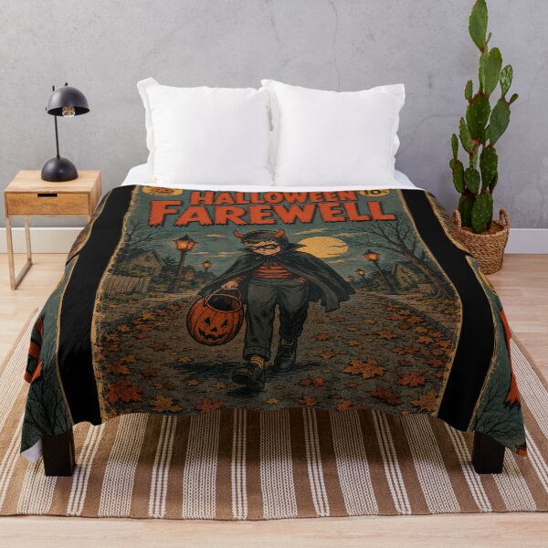 Item preview, Vintage Halloween Comic Book Cover Art: Melancholic Farewell designed and sold by bapupa.