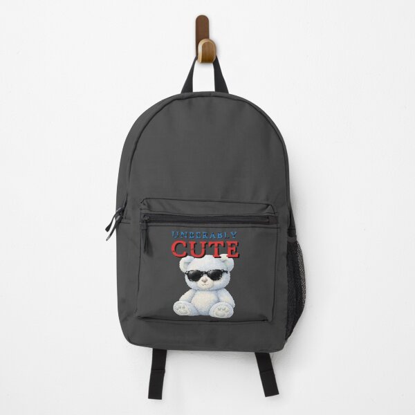 Item preview, Unbearably Cute Slashed Grunge Teddy Bear Pun designed and sold by Edwere.