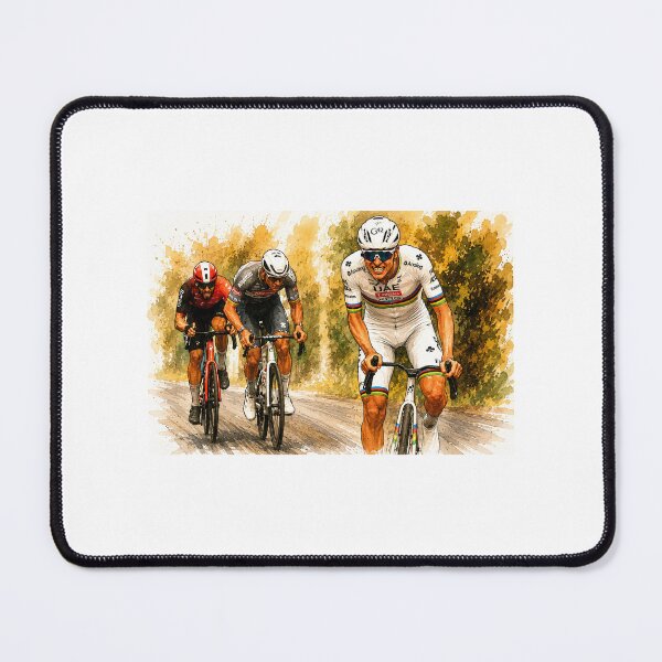 Item preview, Poggio di Sanremo Tadej Pogacar Mathieu Van Der Poel Filippo Ganna designed and sold by cyclingmania.
