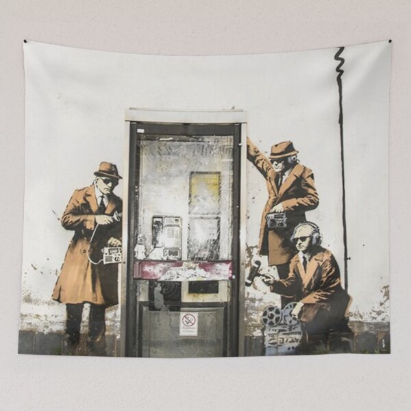 Item preview, Vintage Banksy Spy Booth designed and sold by gamalielRocky.