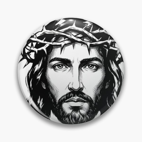 Item preview, Christ Is King – Jesus Christ with Crown of Thorns | Christian Design designed and sold by Legacy Apparel Co..