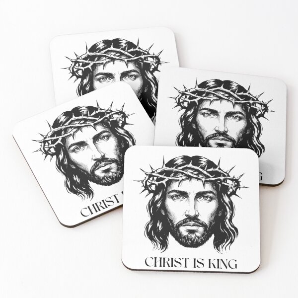 Item preview, Christ Is King – Jesus Christ with Crown of Thorns | Christian Design designed and sold by Legacy Apparel Co..