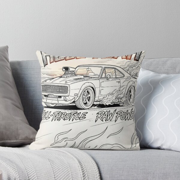 Item preview, Hell Yeah Full Throttle Muscle Car Poster designed and sold by Debnath-Garage.