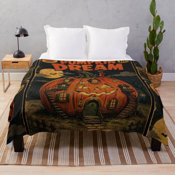 Item preview, Whimsical Halloween Comic Book Cover Art: Pumpkin Dream designed and sold by bapupa.