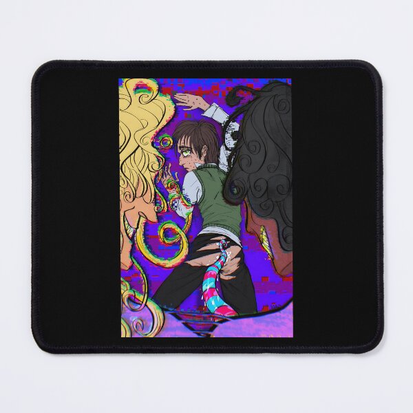 Item preview, Intriguing Glitch Art with Entwined Characters designed and sold by Fibi-studio.
