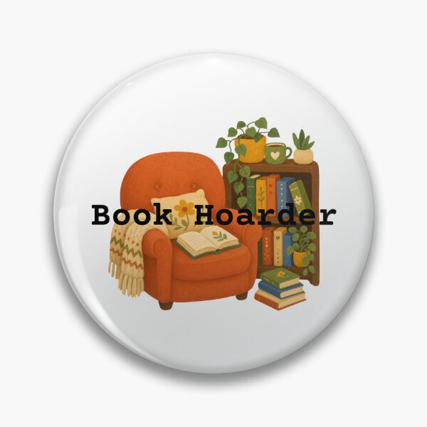 Item preview, Book Hoarder Funny Book Lover Bookworm Reading Gift designed and sold by By The Moon.