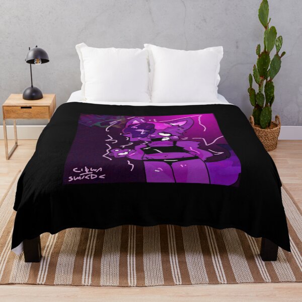 Item preview, Purple Furry Character Illustration designed and sold by Fibi-studio.