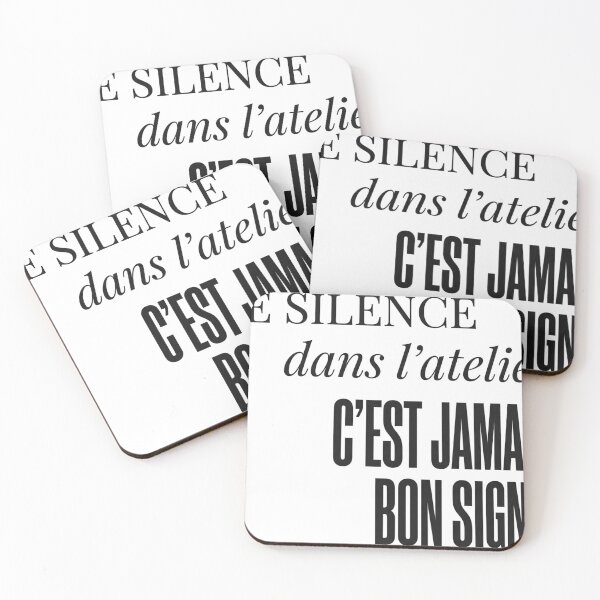 Item preview, The Silence Workshop Never a Good Sign Maker FR designed and sold by Niebieski-Labs.