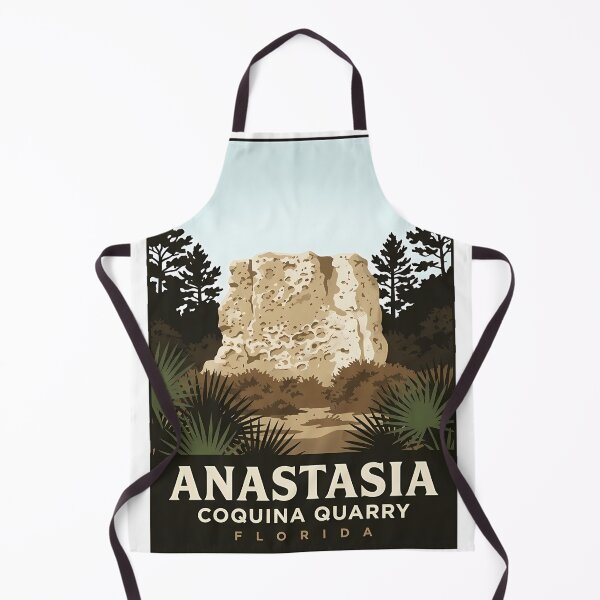 Item preview, Anastasia State Park Coquina Quarry Florida Poster Sticker designed and sold by DetourDgn.