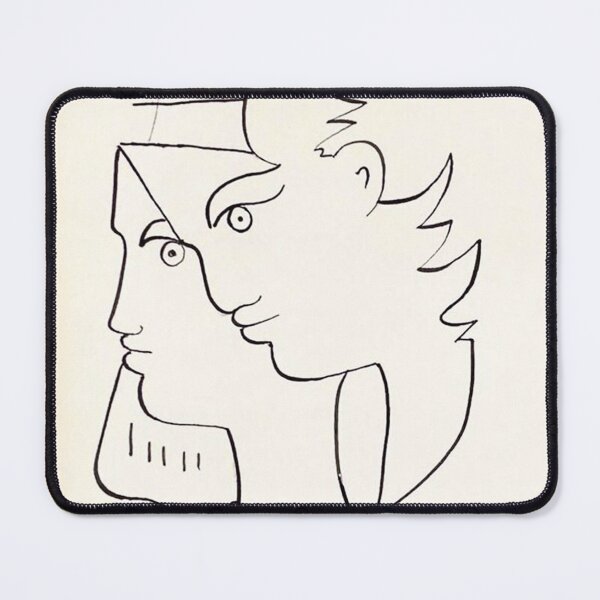 Item preview, Poster Jean Cocteau Illustration Love designed and sold by Nicole-gibson.